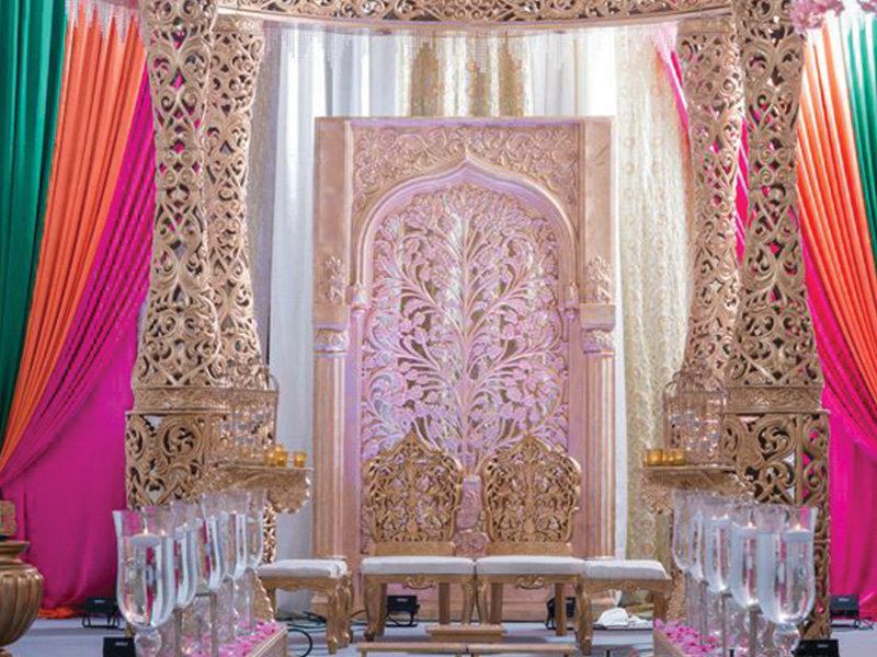 Gold Mandap